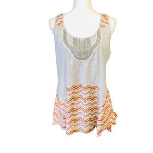 A COMMON THREAD WOMENS SLEEVELESS PULLOVER TOP SIZE LARGE